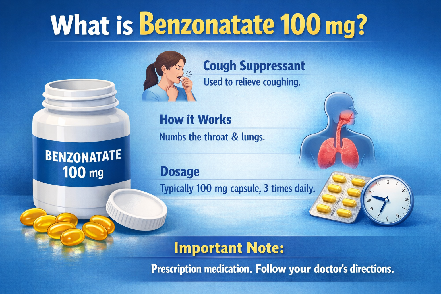 What Is Benzonatate 100 mg? A Complete Guide